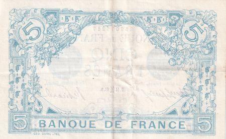 France 5 Francs - Bleu - 11-02-1916 - Série B.10284 - F.02.36