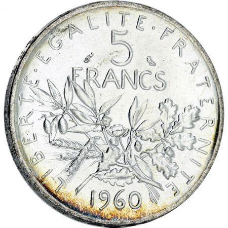 France 5 Francs 1960 France - Semeuse