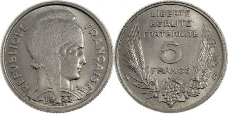 France 5 Francs Bazor - 1933