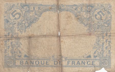 France 5 Francs Bleu  - 13-05-1912 Série Y.337 - B+