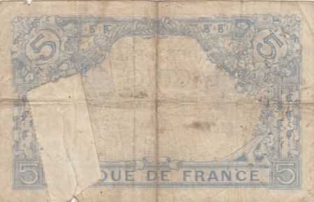 France 5 Francs Bleu  - 21-04-1914 Série L.3903 - B