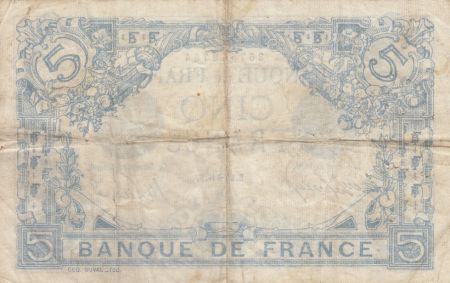 France 5 Francs Bleu - 02-11-1916 Série Z.14702