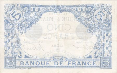 France 5 Francs Bleu - 03-07-1912 Série C.583 SUP