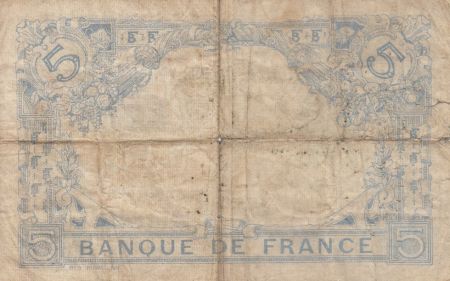 France 5 Francs Bleu - 07-12-1915 Série X.9191