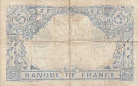 France 5 Francs Bleu - 10-05-1916 Série Z.11285