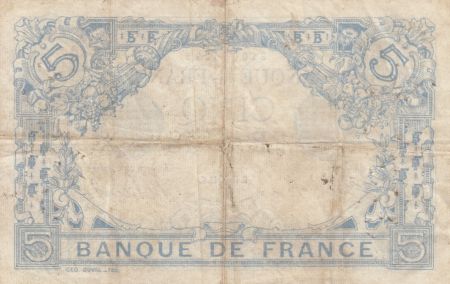 France 5 Francs Bleu - 17-06-1916 Série G.12403