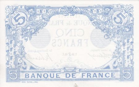 France 5 Francs Bleu - 26-06-1912 Série G.552 SUP