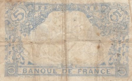 France 5 Francs Bleu - 29-08-1916 Série E.13613