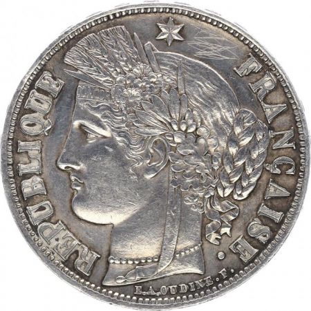 France 5 Francs Ceres IIe Republique - 1851 A Paris