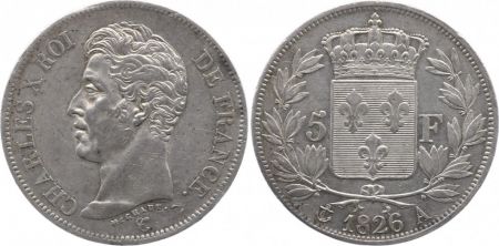 France 5 Francs Charles X - Ier type - 1826 A Paris