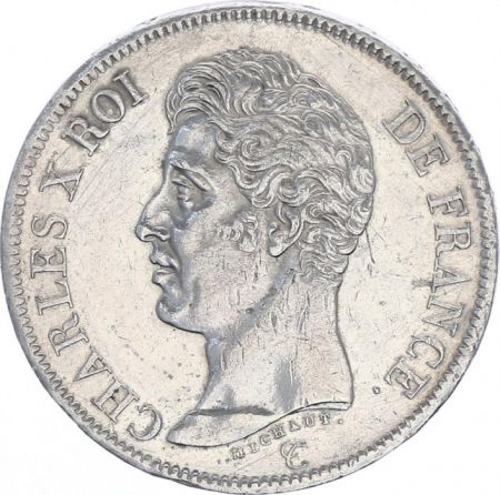 France 5 Francs Charles X - Ier type - 1826 M Toulouse