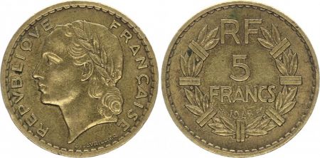 France 5 Francs Lavrillier - 1945 C