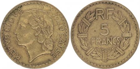France 5 Francs Lavrillier - 1946