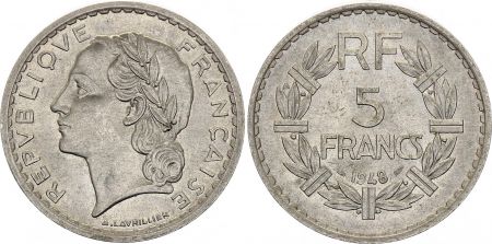 France 5 Francs Lavrillier - 1948