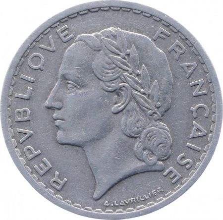 France 5 Francs Lavrillier - 1952