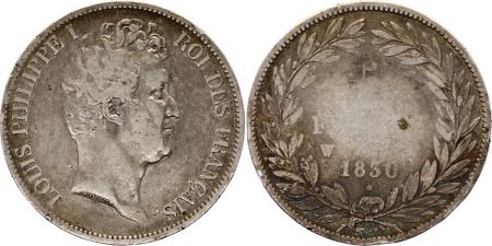 France 5 Francs Louis-Philippe 1830 W Lille Argent