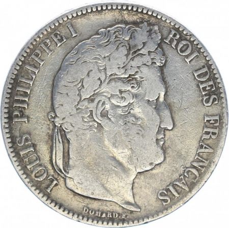 France 5 Francs Louis-Philippe 1er - 1832 M Toulouse
