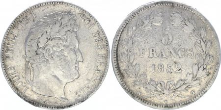 France 5 Francs Louis-Philippe 1er - 1832 T Nantes