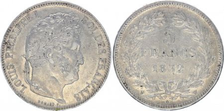France 5 Francs Louis-Philippe 1er - 1832 W Lille