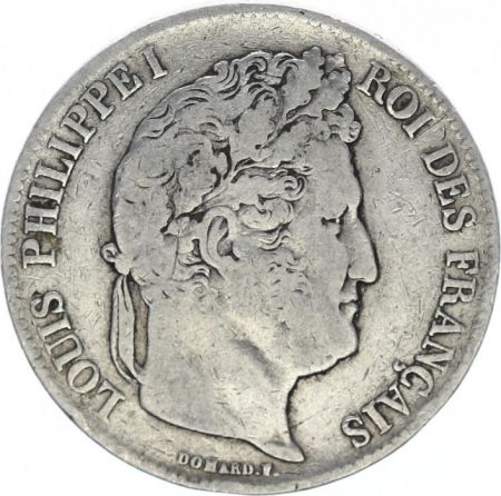 France 5 Francs Louis-Philippe 1er - 1839 D (Arche) Lyon