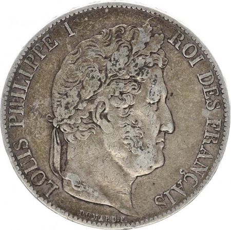 France 5 Francs Louis-Philippe 1er - 1845 A Paris