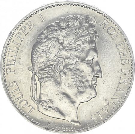 France 5 Francs Louis-Philippe 1er - 1848 A Paris