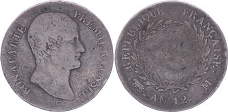 France 5 Francs Napoléon, Premier Consul - An 12 M Toulouse - PTB