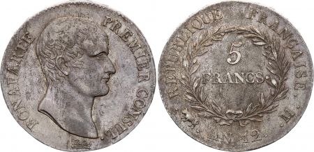 France 5 Francs Napoléon, Premier Consul - An 12 M Toulouse