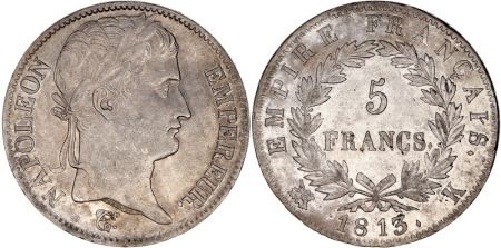 France 5 Francs Napoléon Empereur - 1813 K