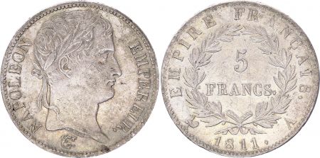 France 5 Francs Napoléon I - 1811 A