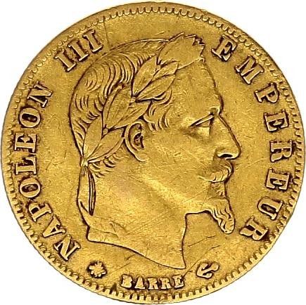 France 5 Francs Napoléon III - Tête nue - 1863 A