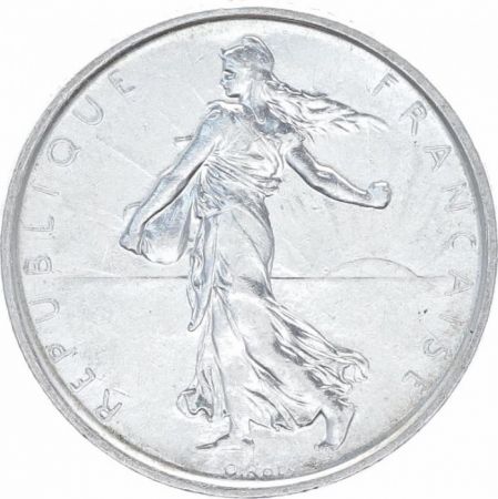 France 5 Francs Semeuse - 1962 - Argent - SUP