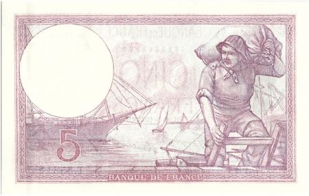 France 5 Francs Violet - 26-05-1933 Série T.55314