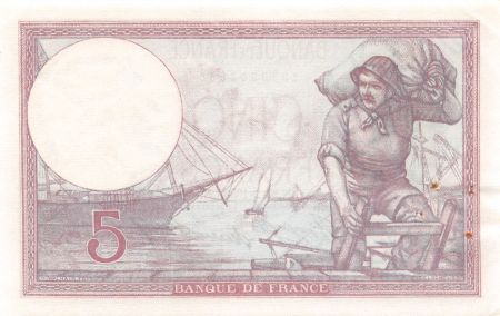 France 5 Francs Violet 23-02-1933 Série C.53597 - SUP