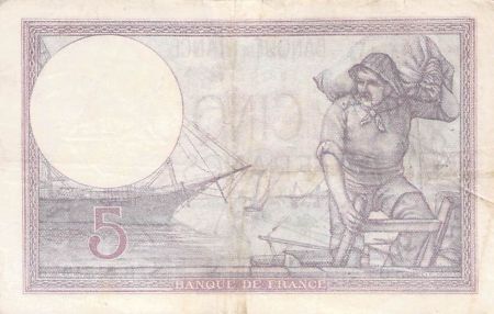 France 5 Francs Violet 31-07-1930 Série R.41549 - PTTB
