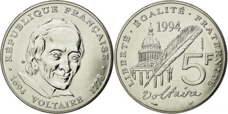 France 5 Francs Voltaire - 1994 - ESSAI - SPL