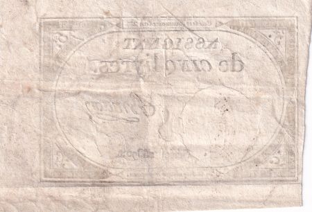 France 5 Livres  - 10 Brumaire An II (31-10-1793) - Sign Bruron - Série 26890 - L.171