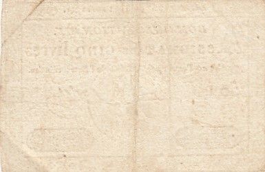 France 5 Livres - 1er Novembre 1791 - Sign. Corsel - Série 50D