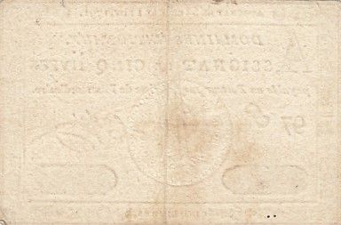 France 5 Livres - 1er Novembre 1791 - Sign. Corsel - Série 97G