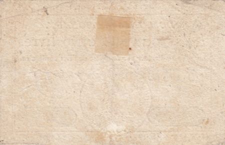 France 5 Livres Timbre sec Louis XVI - 01-11-1791 - Série 73 H - TTB