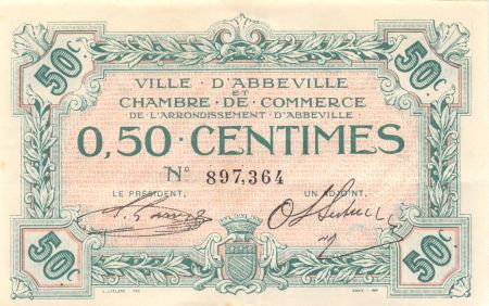 France 50 Centimes - Chambre de Commerce d\'Abbeville - SUP
