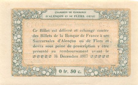 France 50 Centimes - Chambre de Commerce d\'Alençon et Flers - SUP