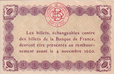 France 50 Centimes - Chambre de commerce de Bar-le-Duc - P.19-01