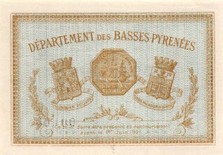 France 50 Centimes - Chambre de Commerce de Bayonne 1915 - SPL