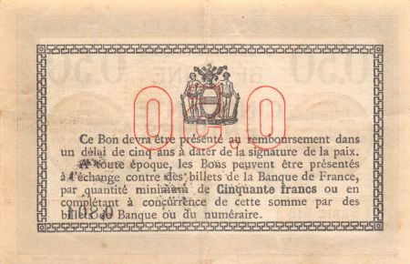 France 50 Centimes - Chambre de Commerce de Béthune 1916 - SUP