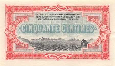 France 50 Centimes - Chambre de Commerce de Cognac 1916 - SPL