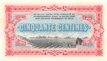 France 50 Centimes - Chambre de Commerce de Cognac 1917 - P.NEUF