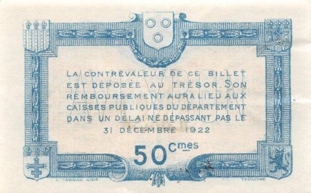 France 50 Centimes - Chambre de Commerce de l\'Aveyron 1917 - SUP
