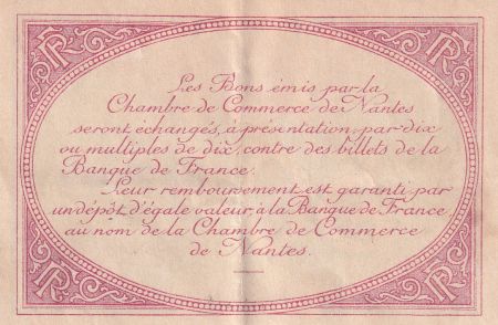 France 50 Centimes - Chambre de commerce de Nantes - Série A - P.88-3