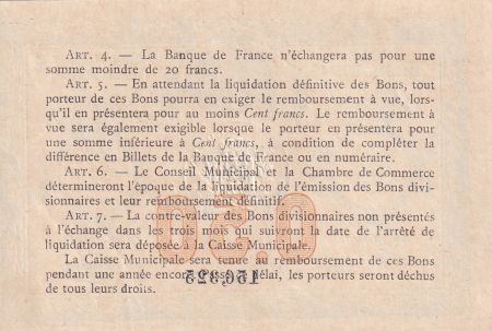 France 50 Centimes - Chambre de commerce de Rouen - P.110-1